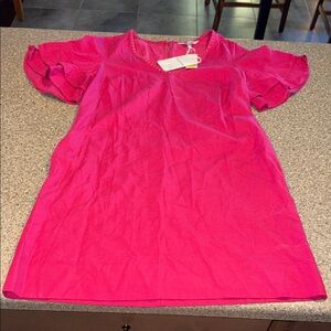 New tommy bahama lanailette flutter sleeve shift dress